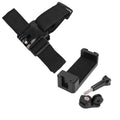 Adjustable Head Strap Mount for Action Cameras & Phones Camera Head Mount Qst black color