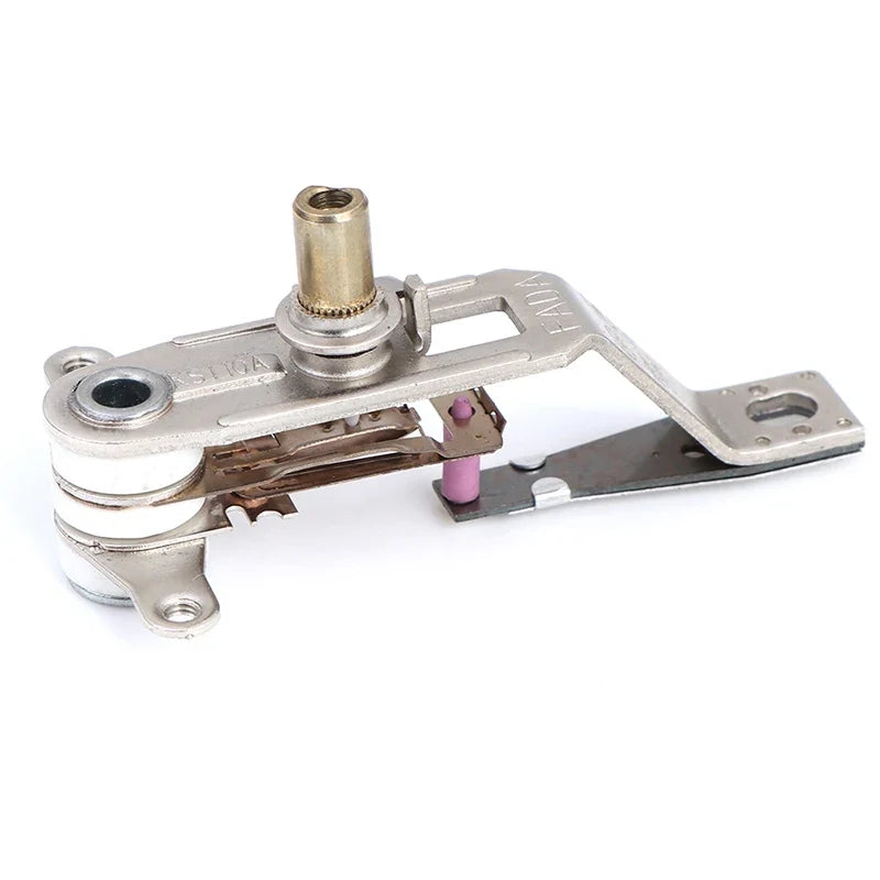 Electric Iron Thermostat Thermal Control AC 250V 10A Silver Appliance Thermostat Qme
