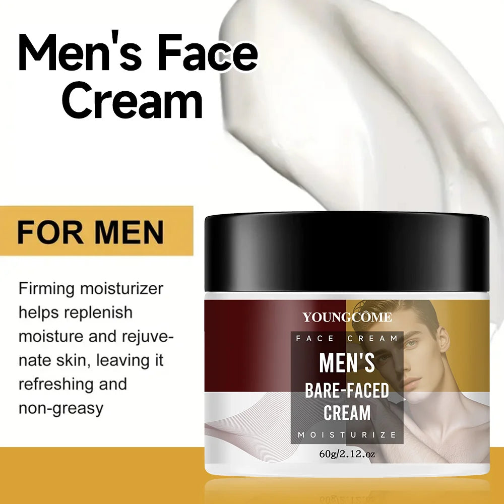 YOUNGCOME Men's Retinol Hyaluronic Face Cream – Firm & Hydrate Men's Face Cream Qst