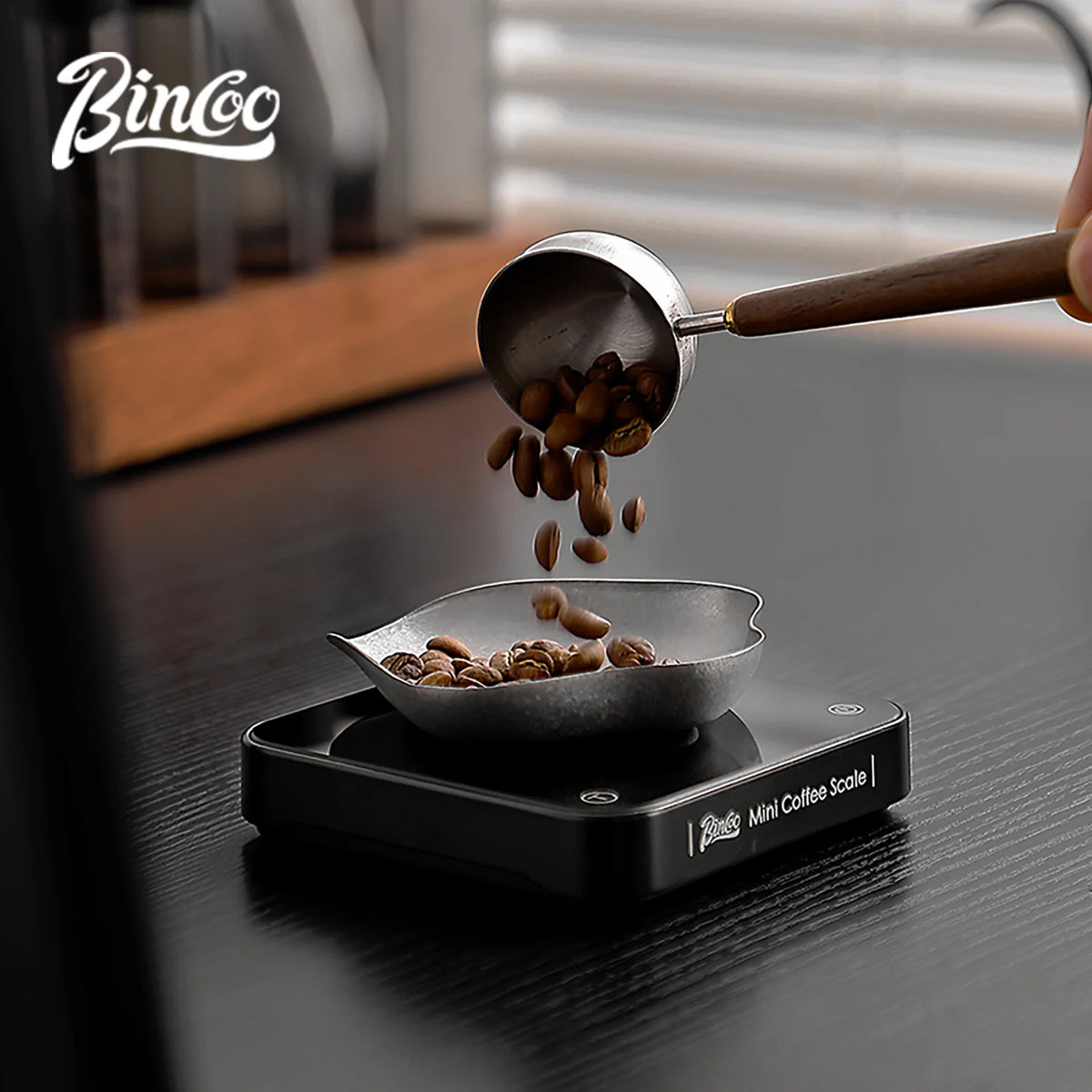 Bincoo Pure Titanium Dosing Disc – Coffee Bean Weighing Tray Coffee Dosing Tray Qst