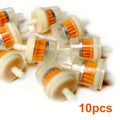 Motorcycle Inline Fuel Gas Filter 10-Pack | Scooter ATV Moped Inline Fuel Filter Qme 10pcs