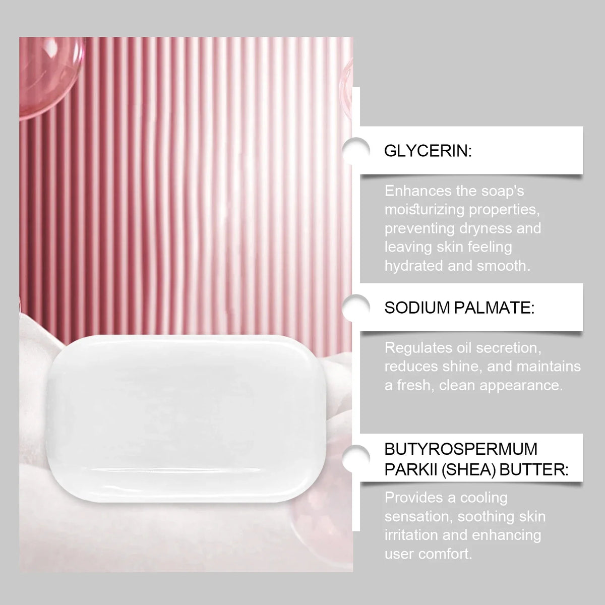 Tea Tree Oil & Glutathione Facial Soap – Oil Control & Brightening Facial Cleansing Bar Qme