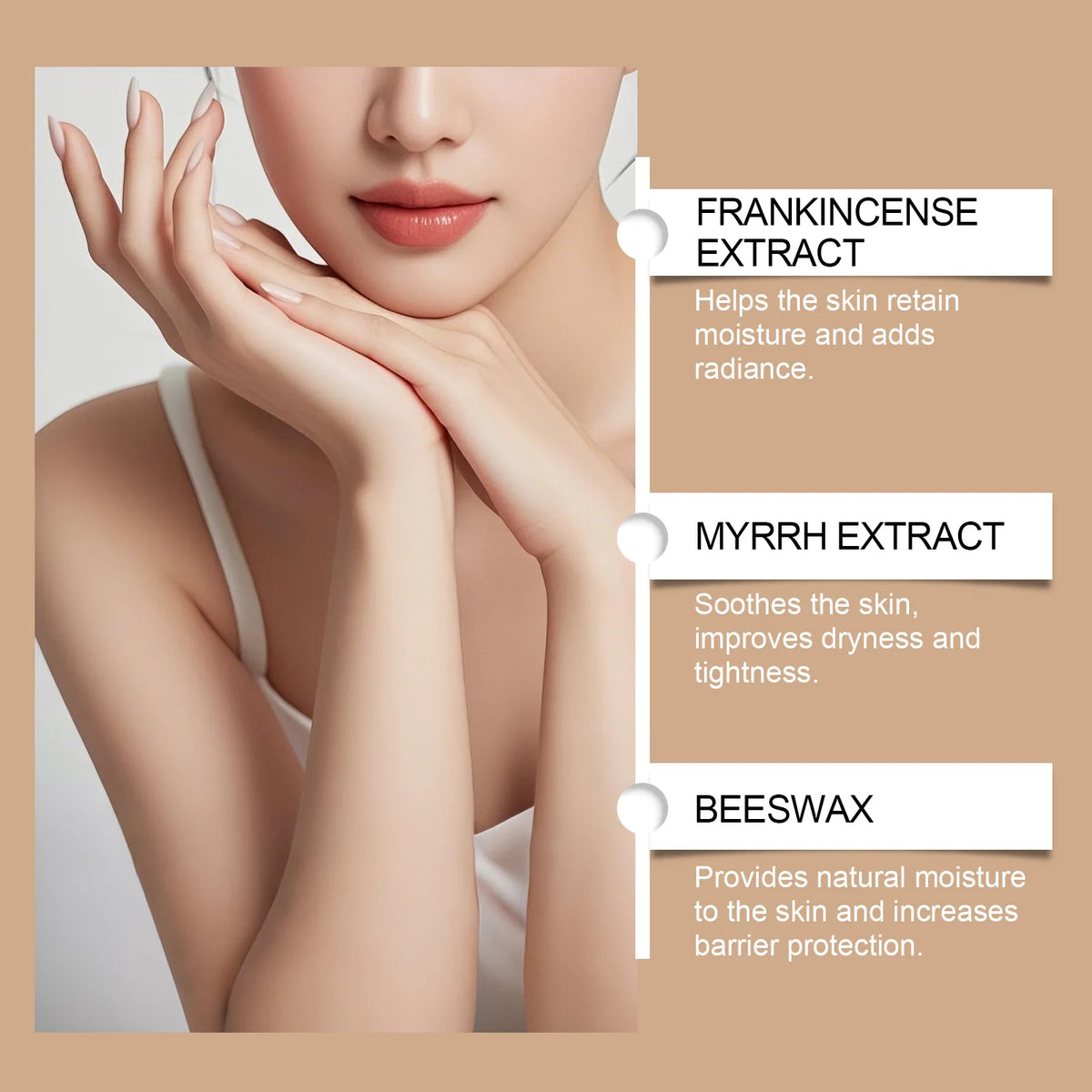 OceAura Frankincense Moisturizing Body Cream 50g Body Moisturizing Cream Qst
