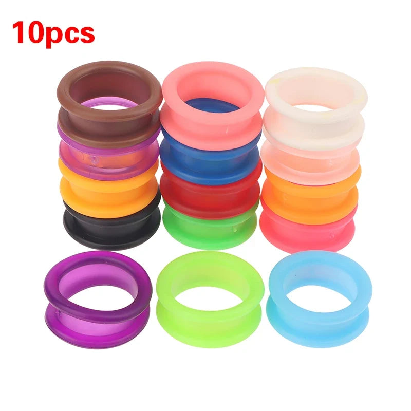 Barber Shears Silicone Finger Ring Grips Inserts – 15 Colors Scissor Finger Grips Qme