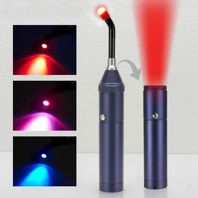 3-in-1 Red & Infrared Light Therapy Wand | Handheld LED Device Light Therapy Wand Qst