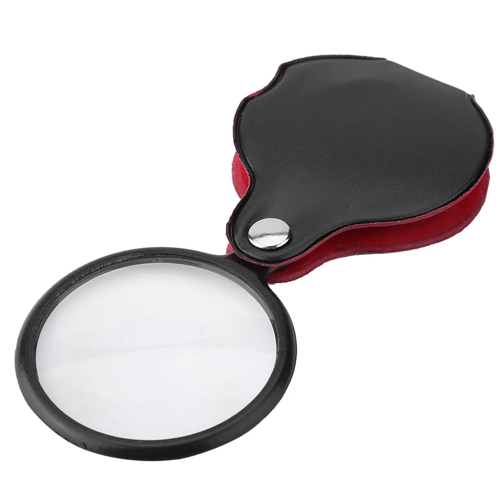 8X Mini Foldable Jewelry Magnifier Loupe with Pouch | Qme Jewelry Magnifier Loupe Qme