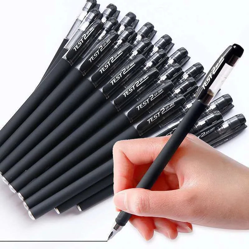 Minimalist Gel Pens 0.5mm Black Blue Red Rollerball – 20 Pack Gel Rollerball Pens Qme
