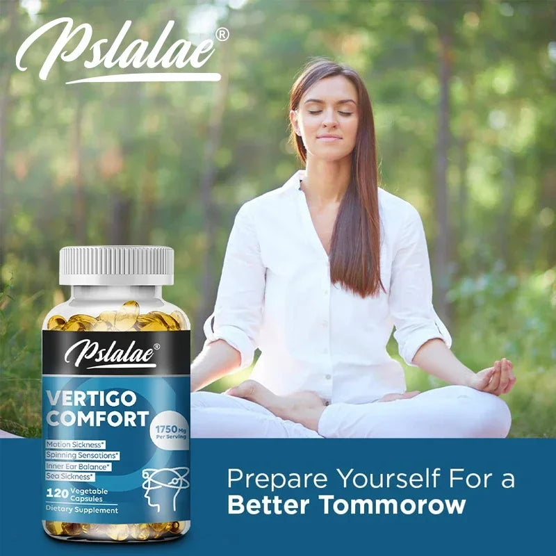 Pslalae Inner Ear Balance Capsules – Daily Wellness Supplement Herbal Supplement Qst