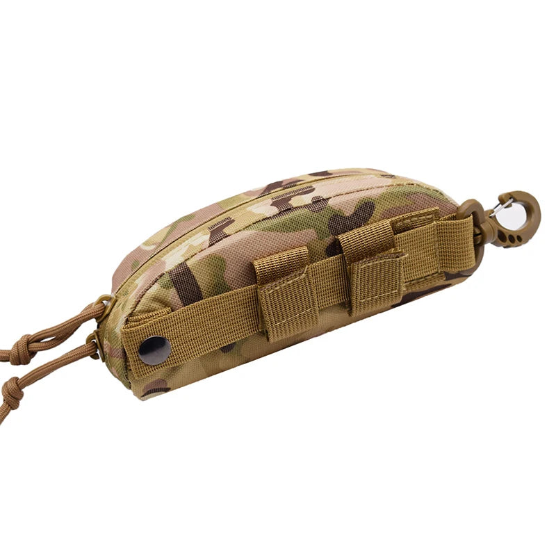 Tactical Hard Glasses Case – Shockproof Outdoor Eyewear Pouch Eyewear Case Qst 1Pcs Style D
