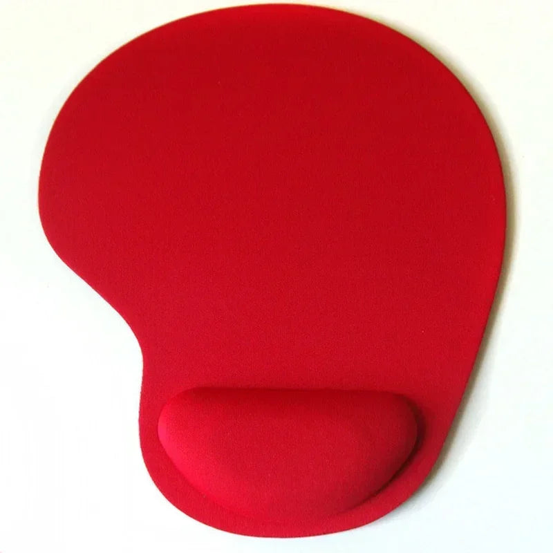 EVA Wrist Rest Mouse Pad – Soft Sponge, 8 Colors | Qme Wrist Rest Mouse Pad Qme Red