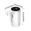 Automatic Wine Dispenser Smart Sensor Pump | 4 Modes Touch Electric Wine Dispenser Qme White