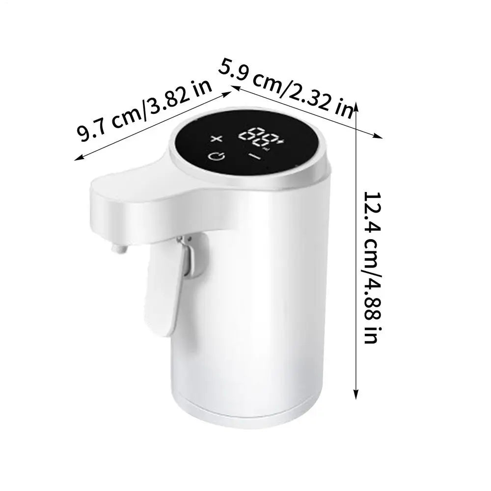 Automatic Wine Dispenser Smart Sensor Pump | 4 Modes Touch Electric Wine Dispenser Qme White