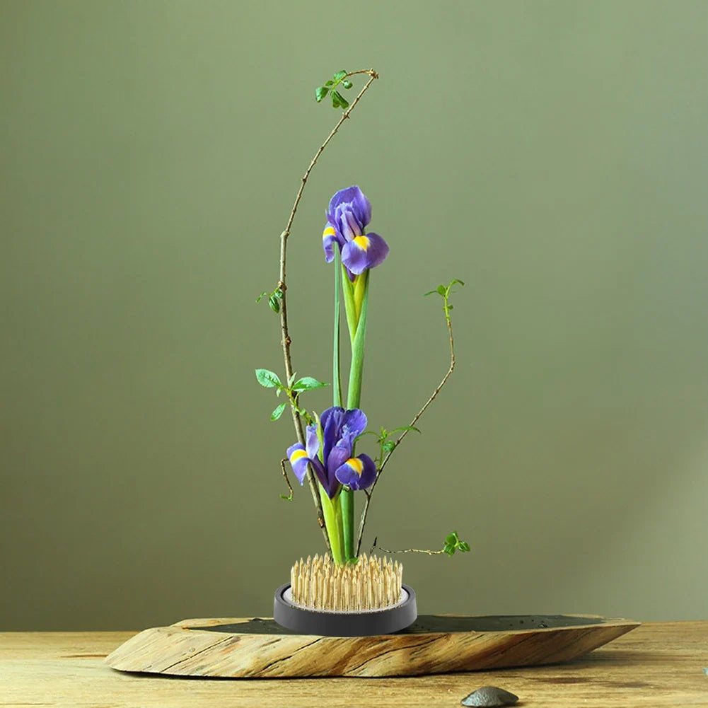 Copper Brass Kenzan Flower Frog Pin Holder | Floral Tool Floral Arrangement Tool Qme