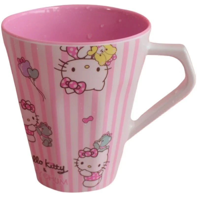 Hello Kitty Toothbrush Cup – Cute Cartoon Couples' Cup Toothbrush Cup Qme