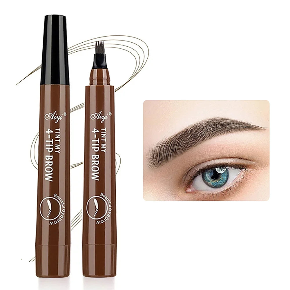 Waterproof Liquid Eyebrow Tattoo Pen | Microblading Brow Makeup Eyebrow Makeup Pen Qme 02