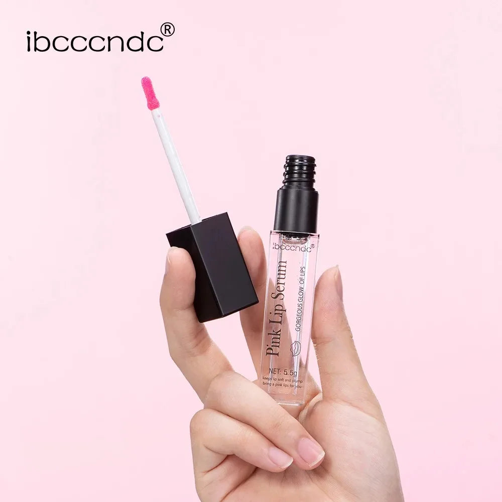 REAROYA Pink Lip Serum Balm – Brighten & Moisturize Lips Lip Serum Balm Qst