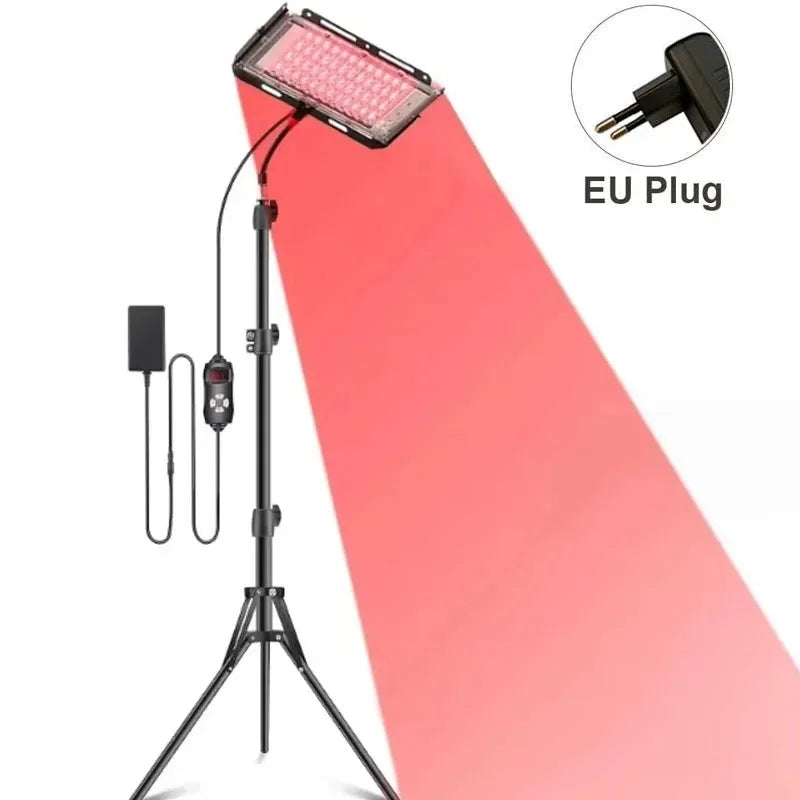Red Light Therapy Lamp 660nm 850nm with Adjustable Stand | 96 LEDs Red Light Therapy Lamp Qst EU PLUG
