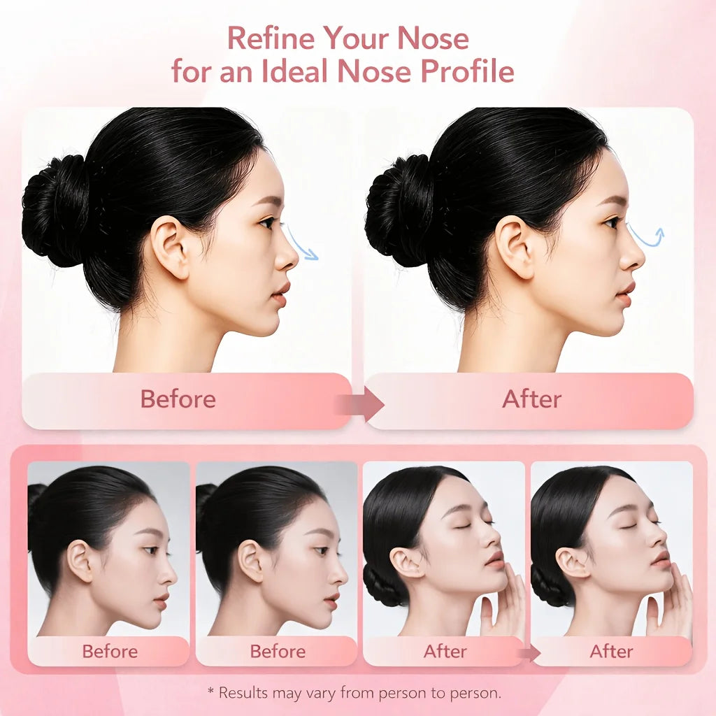 EMS Microcurrent Nose Shaper Clip – 6 Modes, 10 Levels Facial Beauty Device Qst