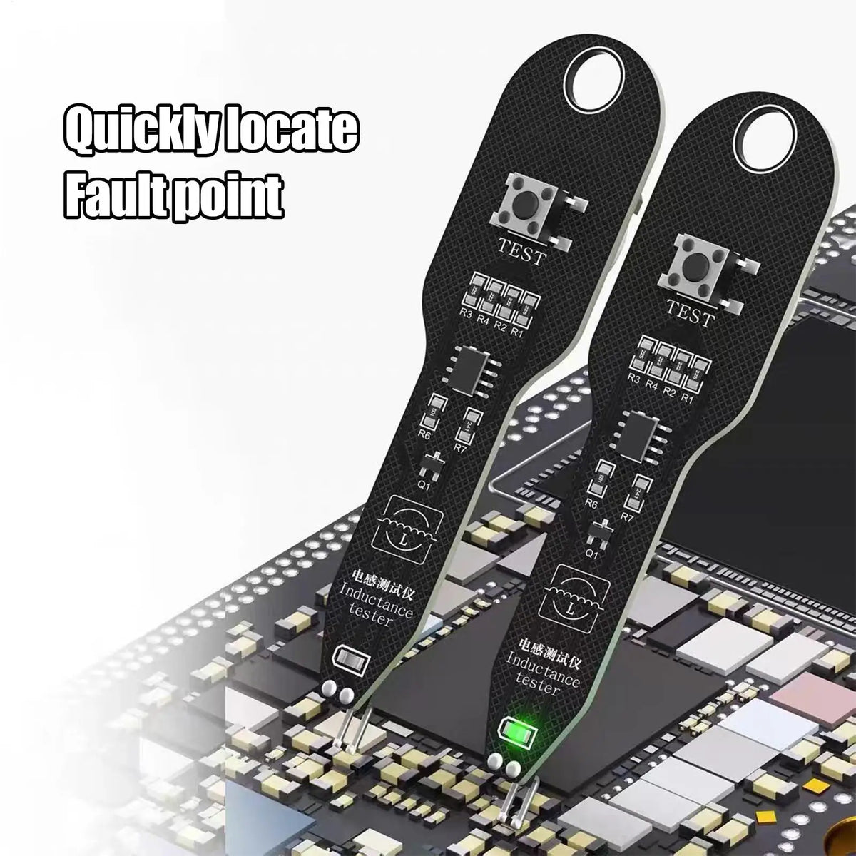 Electronic Motherboard Coil Tester – Precise PCB Detector Coil Tester Qme