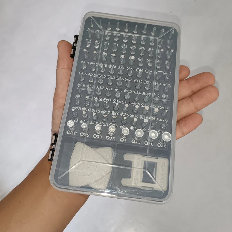 115-Piece Precision Screwdriver Set – Chrome-Vanadium Steel Precision Screwdriver Set Qst 115 in 1