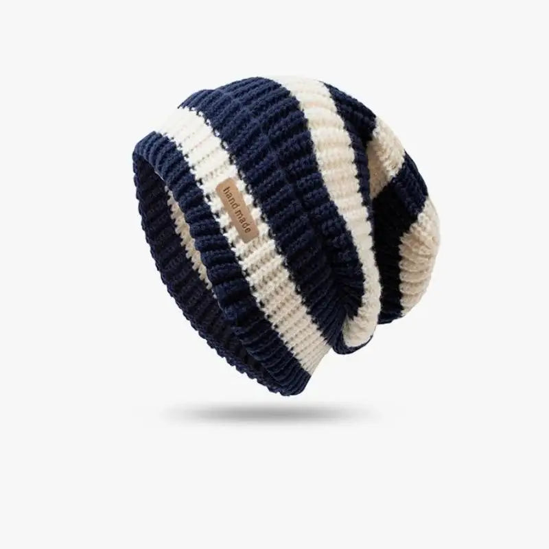 Women's Winter Plush Knit Beanie Hat with Ear Muffs Winter Knit Beanie Qst A4