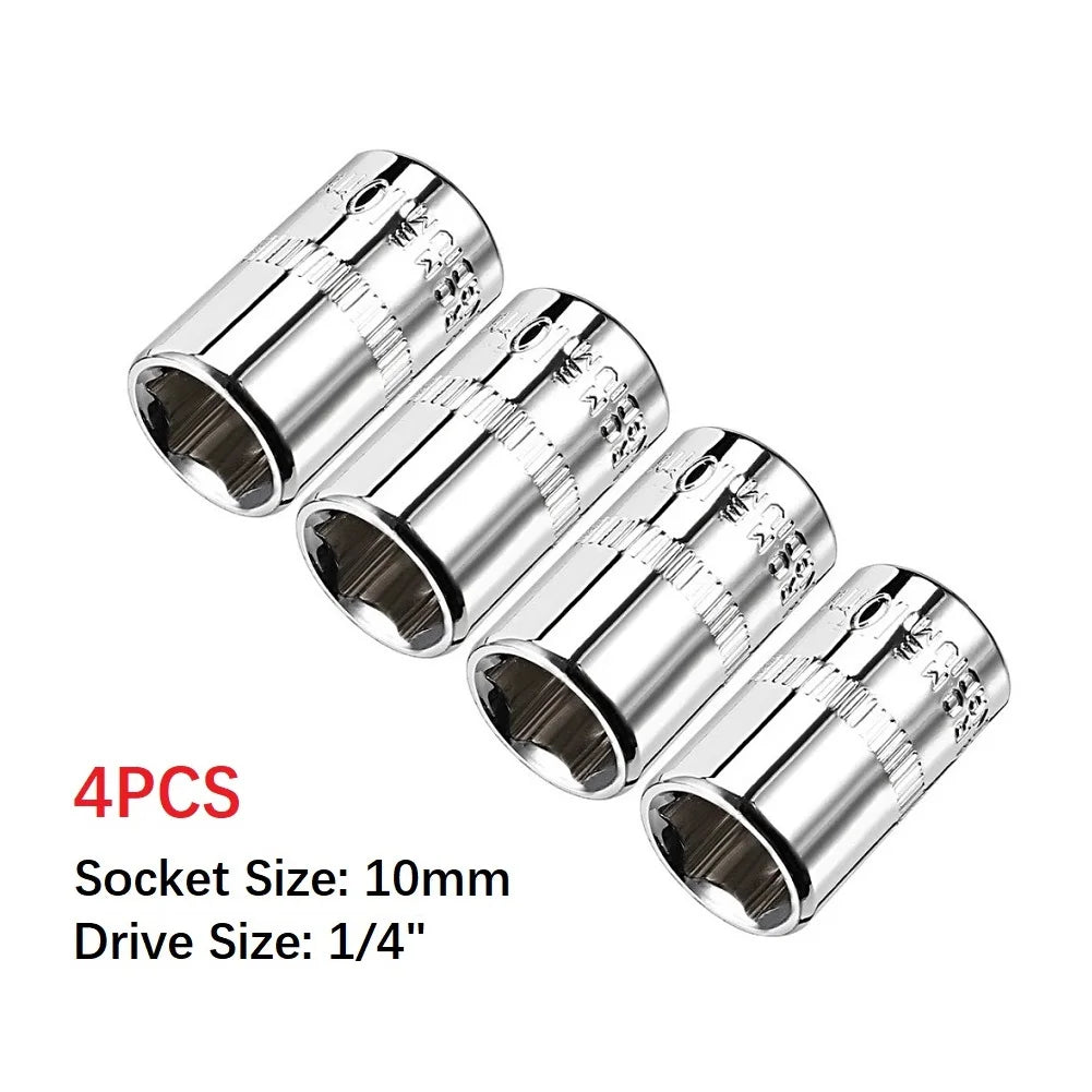 1/4" Hex Socket Ratchet Wrench Drive Adapter | Cr-V Steel Socket Wrench Adapter Qme Default Title