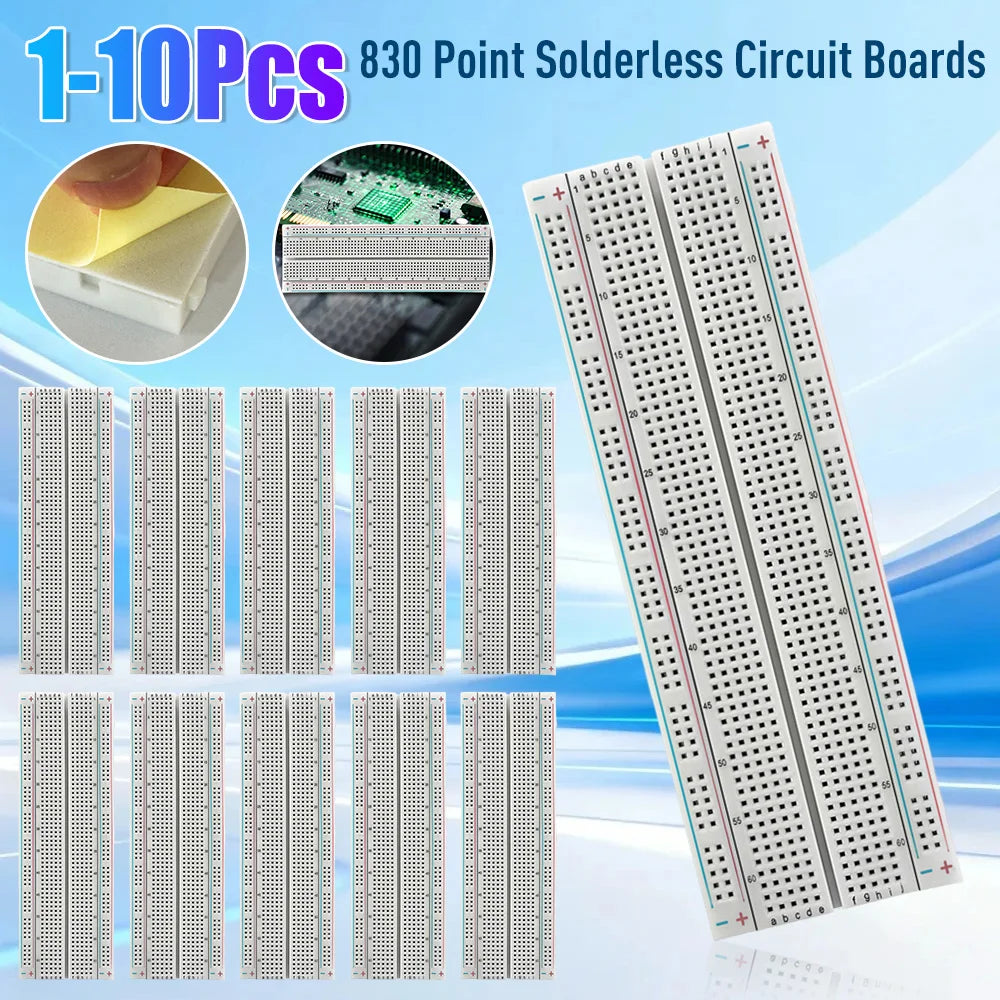 830 Point Solderless Breadboard – Universal Circuit Experiment Board Solderless Breadboard Qme