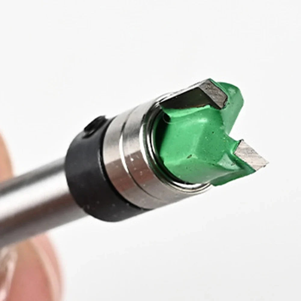 Double-Bearing Trimming Router Bit | Woodworking Milling Cutter Router Bit Qme