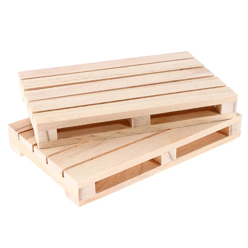Mini Wooden Pallet Beverage Coasters – Rustic Wood Drink Mats Wood Beverage Coasters Qme
