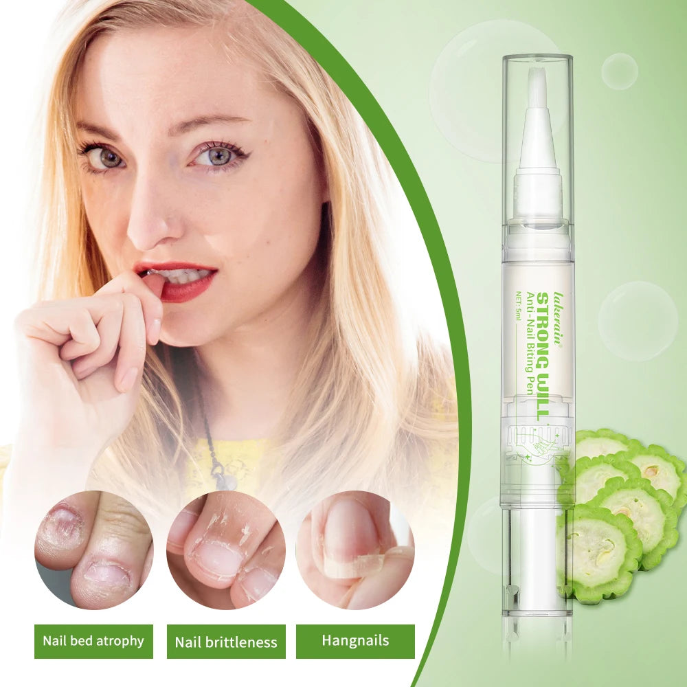 Lakerain Anti-Bite Nail Pen – Adults & Kids Nail Biting Stop Nail Treatment Pen Qst