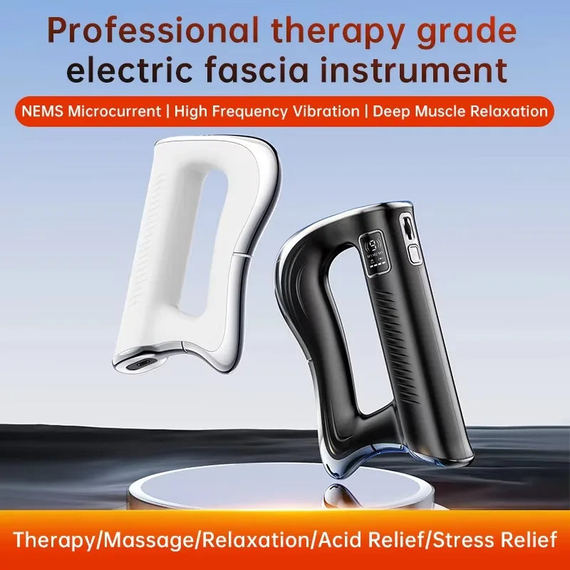 Electric Fascia Massager – Vibrating Muscle Scraper Blade Fascia Massage Tool Qst