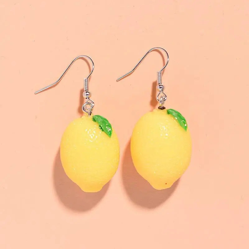 3D Fruit Stud Earrings – Cute Novelty Fashion Jewelry Novelty Stud Earrings Qme Default Title