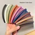 Matte Hair Finishing Comb – Anti-Slip Bangs & Flyaway Fix Hair Finishing Comb Qme Random Color 5pcs