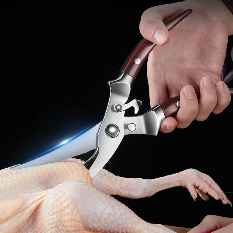 XITUO Multifunctional Kitchen Scissors – Stainless Steel Shears Kitchen Scissors Qst