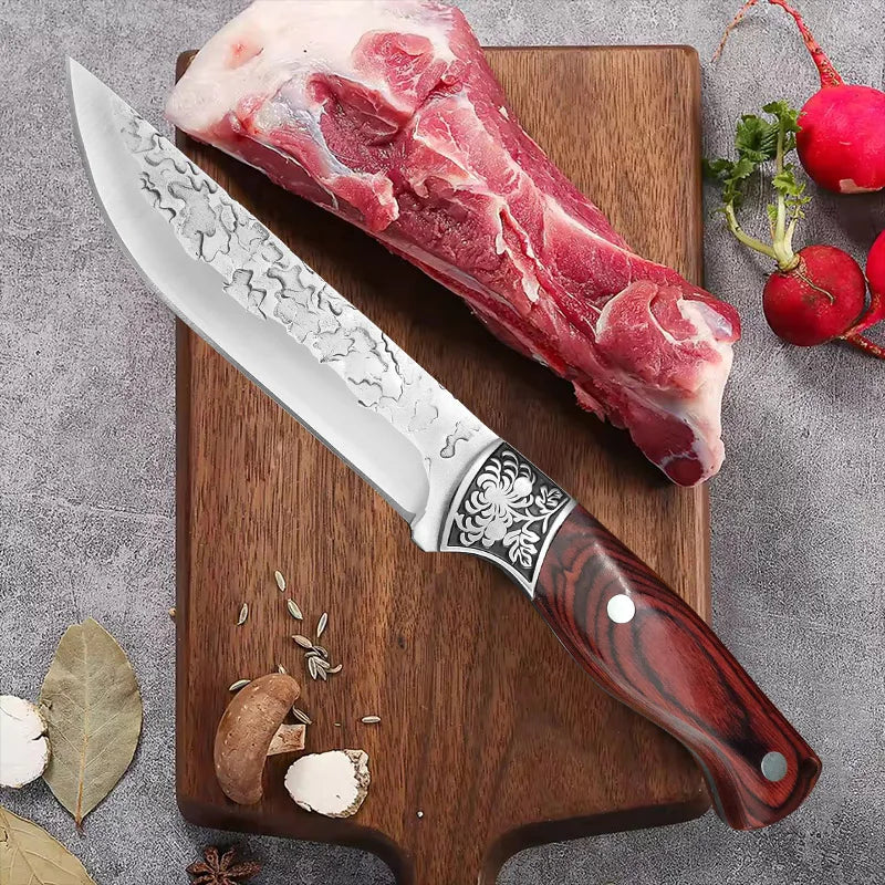 InLeung Boning Knife – Stainless Steel Kitchen Cleaver Kitchen Knife Qst