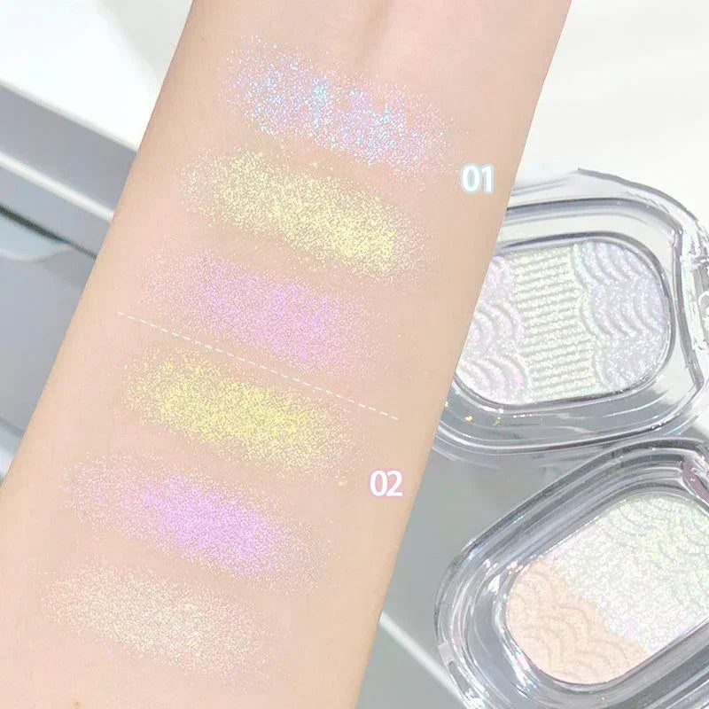 Chameleon Gradient Glitter Eyeshadow Palette – 6 Colors | Qme Glitter Eyeshadow Palette Qme
