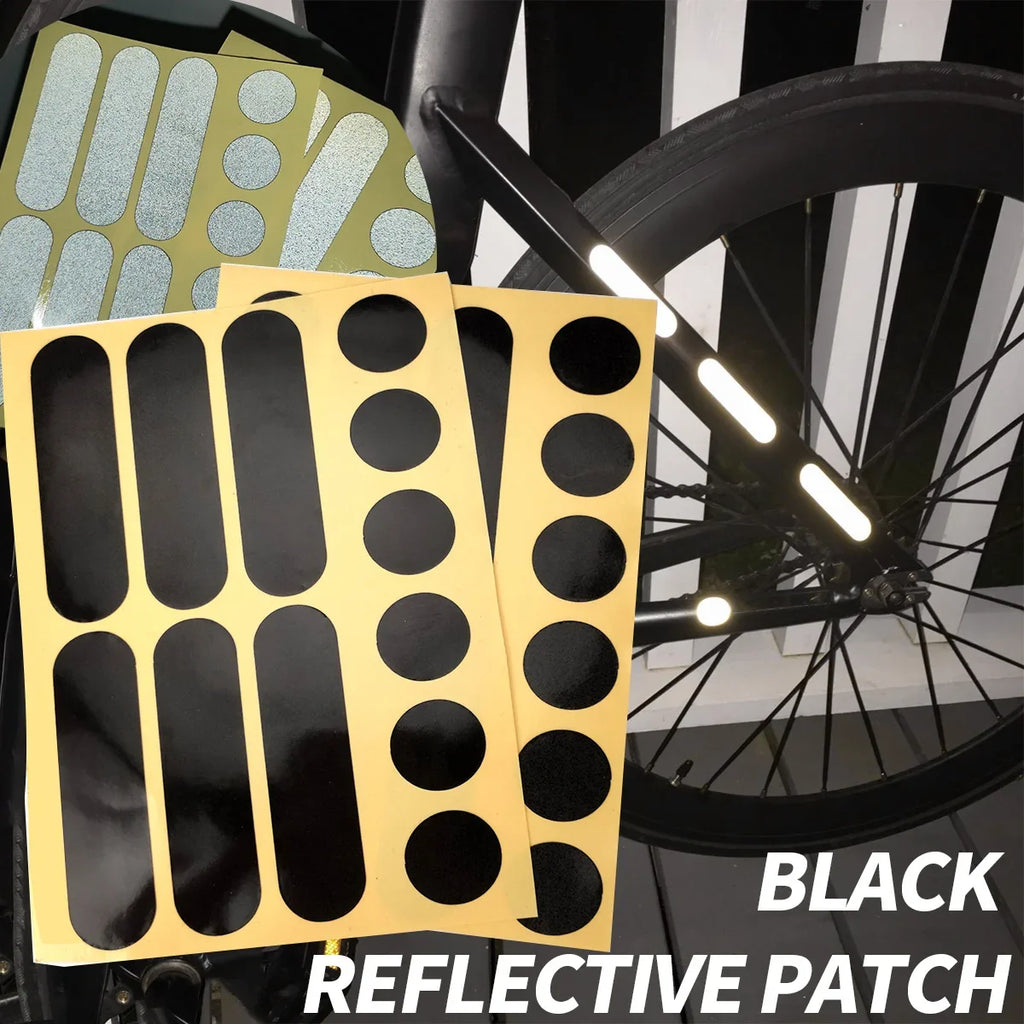 Motorcycle Helmet Reflective Stickers – Circular & Oval | Qme Reflective Helmet Stickers Qme