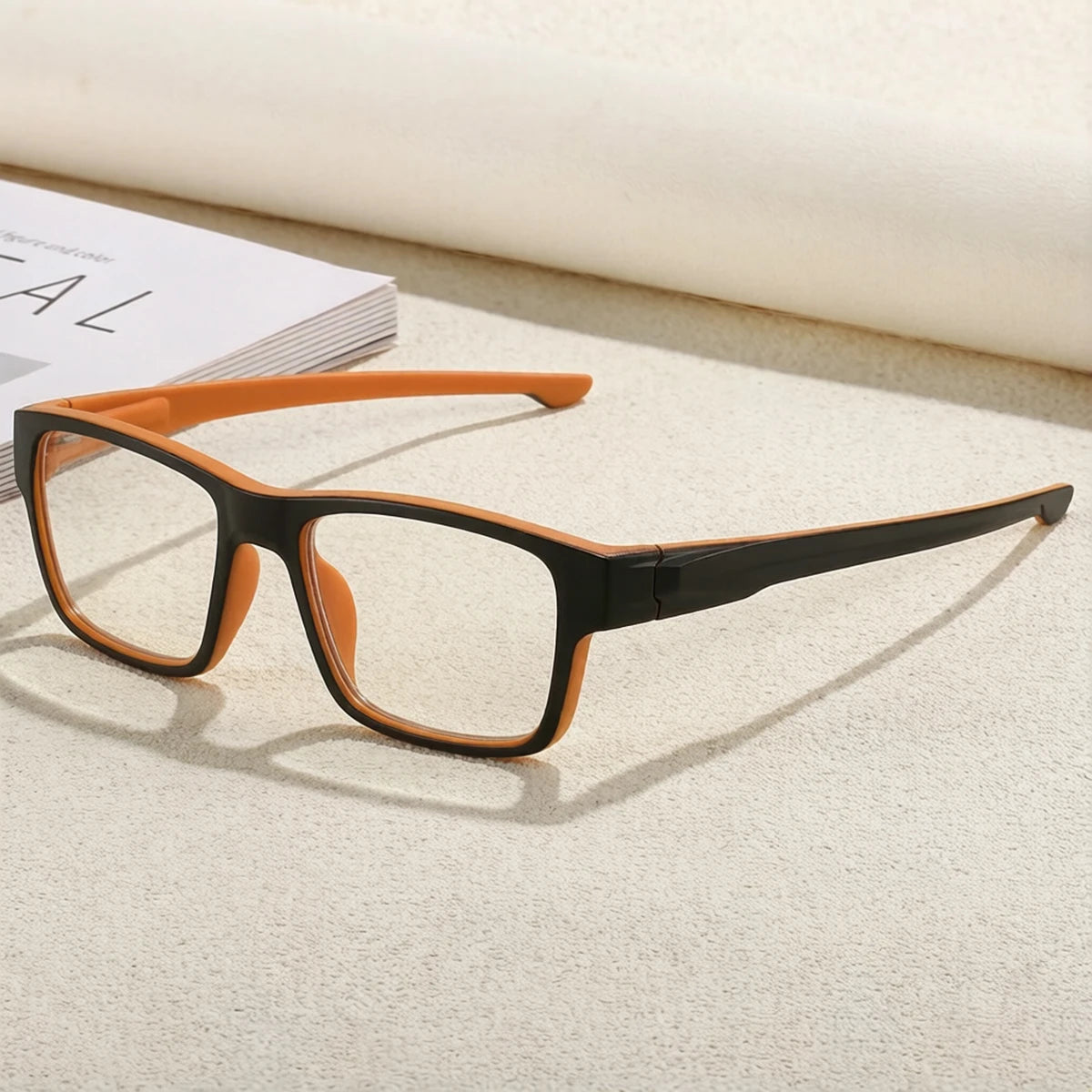 3-Pack Blue Light Blocking Reading Glasses Orange Lens +1–+3 Reading Glasses Qst