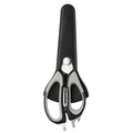 TURWHO Heavy Duty Kitchen Shears with Holder | Meat & BBQ Kitchen Shears Qst black