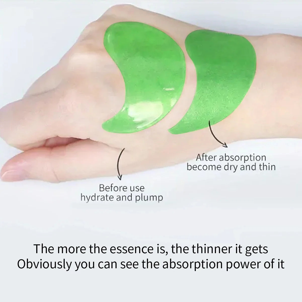 Aloe Vera Collagen Eye Mask – Brightening Moisturizing Patches Collagen Eye Mask Qme