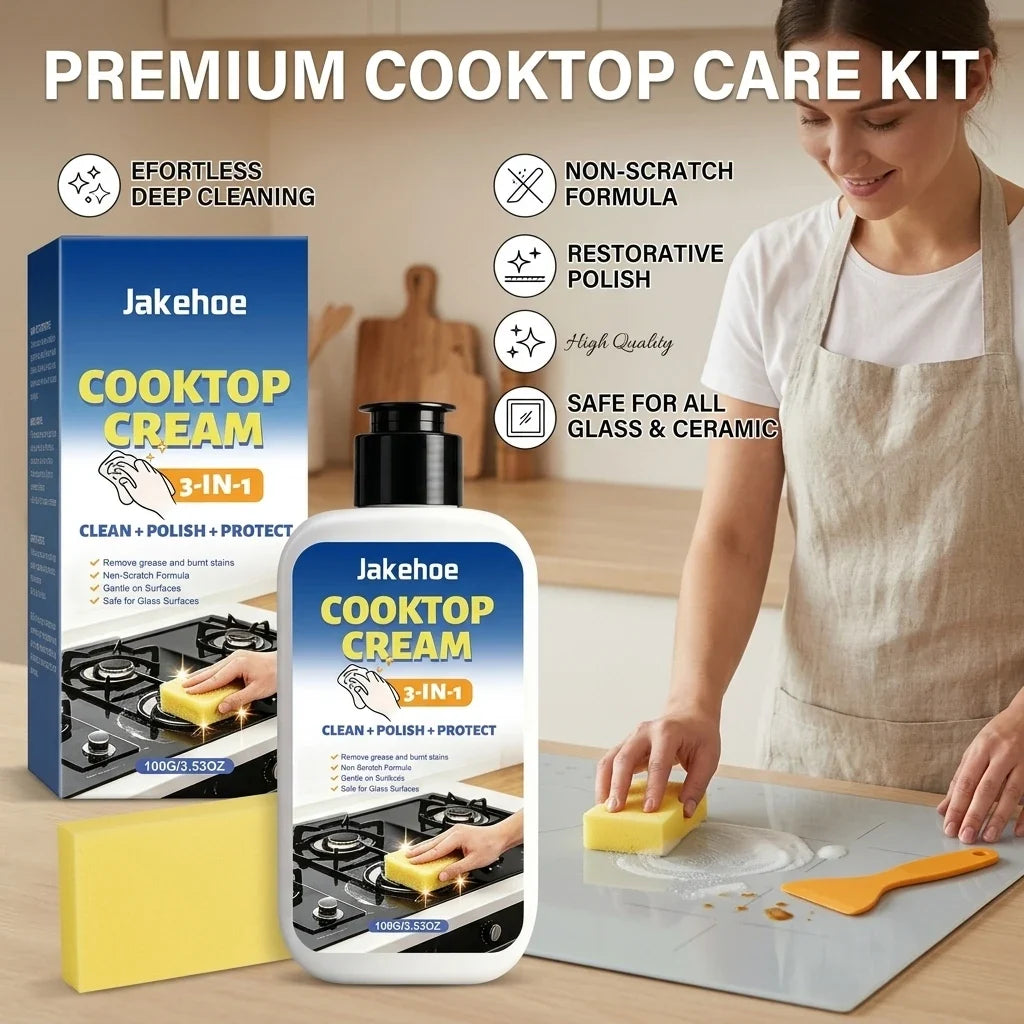 Multi-Functional Kitchen Degreaser Cleaner | 3-in-1 Cooktop Kit Kitchen Degreaser Cleaner Qme