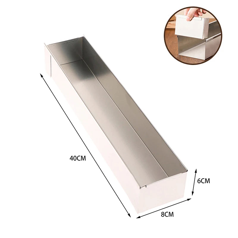 Rectangle Tiramisu Cake Mold – Non-Stick Stainless Steel Pan Cake Baking Mold Qst 1Pcs A2