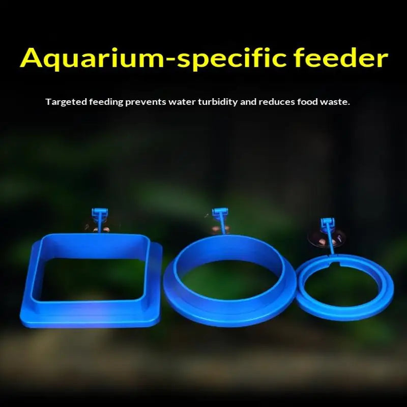 Floating Aquarium Feeding Ring Fish Tank Food Tray Feeder Aquarium Feeding Ring Qme