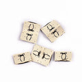 20-Pack Bow & Flower Cloth Labels for DIY Clothing & Bags DIY Sewing Labels Qme 30pcs 34x29mm