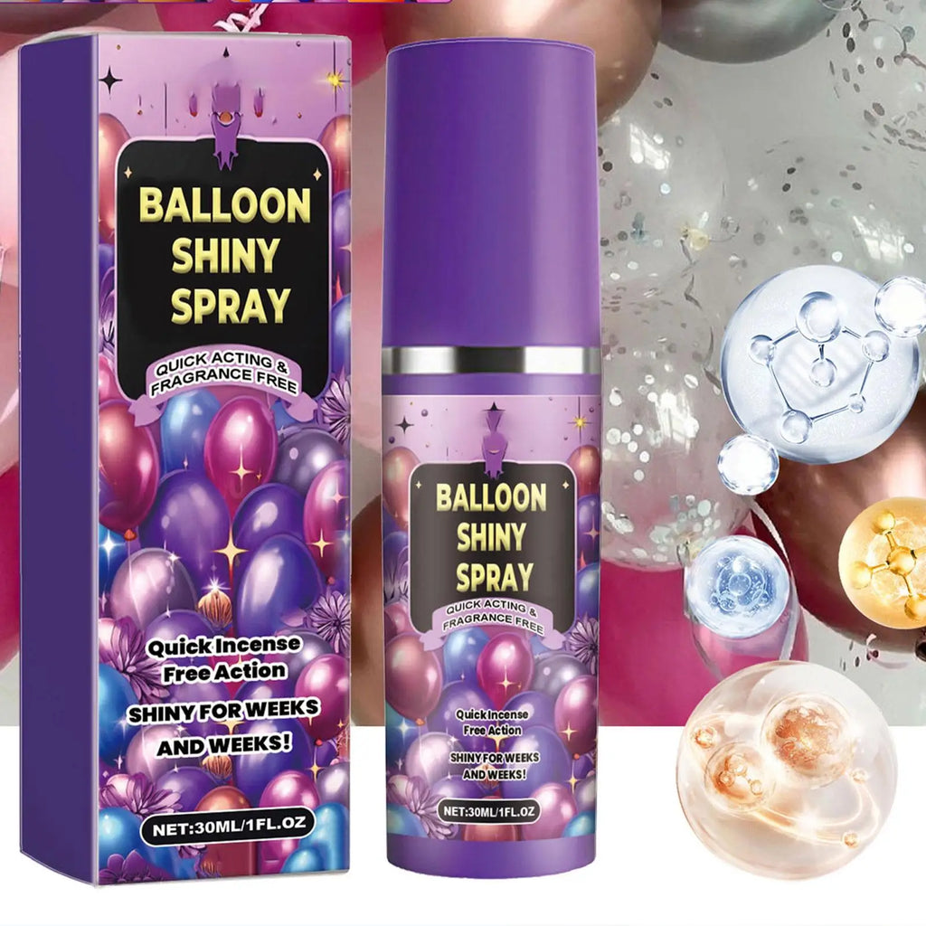 Balloon Shine Spray 30ml – Glossy Party Decoration Finish Balloon Shine Spray Qme