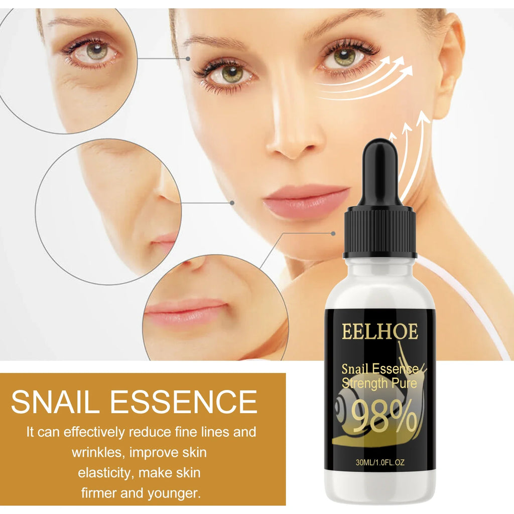 Snail Essence Serum – Moisturizing, Pore-Refining & Firming Facial Essence Serum Qme