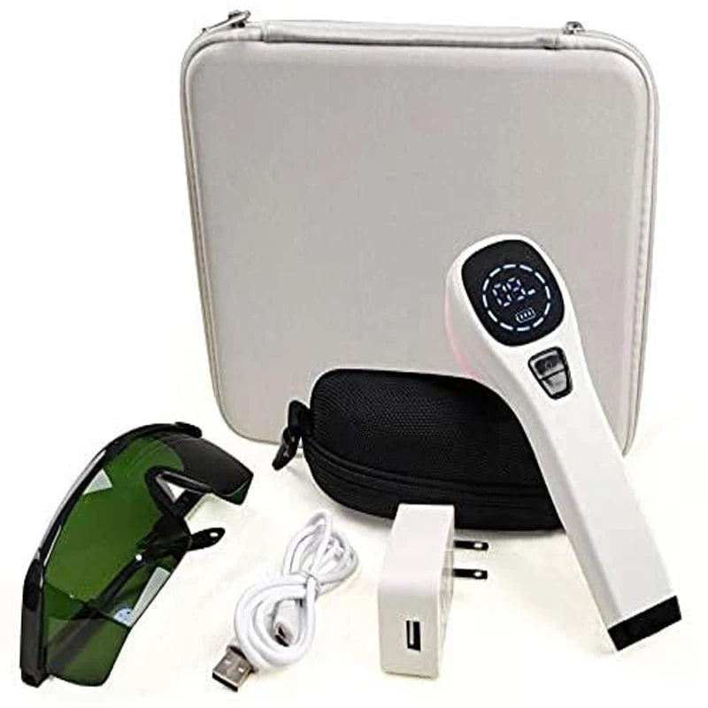 KTS 808nm Cold Laser Therapy Device – Home LLLT Physiotherapy Laser Therapy Device Qst 4x 808nm US plug