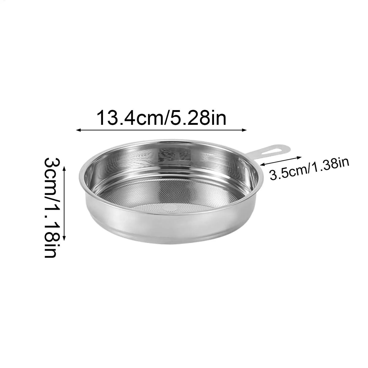 Stainless Steel Frying Oil Filter Mesh Strainer | Kitchen Sieve Mesh Oil Filter Strainer Qme