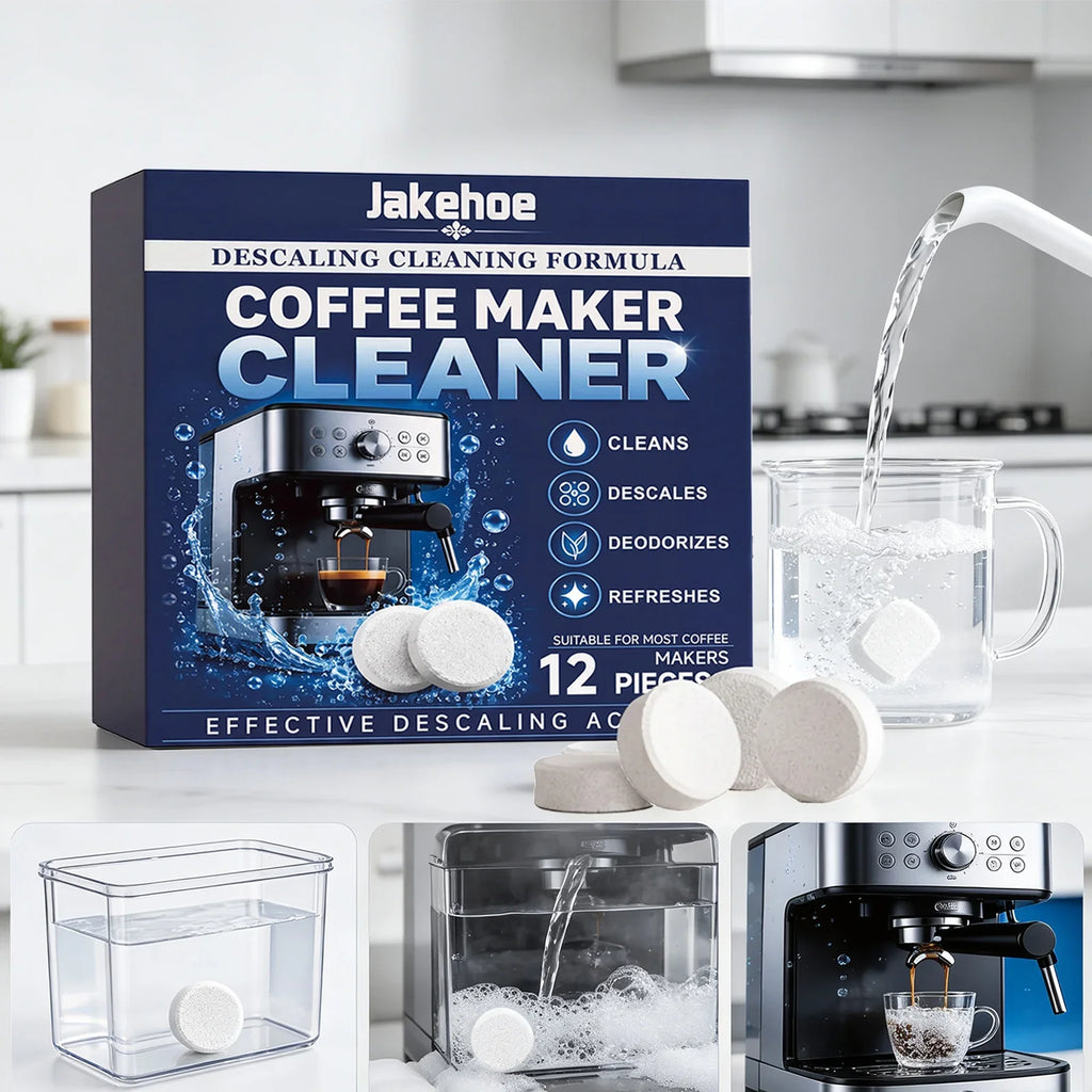 Coffee Maker Descaling Tablets – Clean, Deodorize & Restore Coffee Machine Cleaner Qme