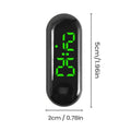 Mini Waterproof Luminous Digital Clock – Car Adhesive Mount Mini Car Clock Qme 02